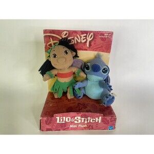 2002 Hasbro Disney Lilo and Stitch Mini Plush Set Stuffed Toy